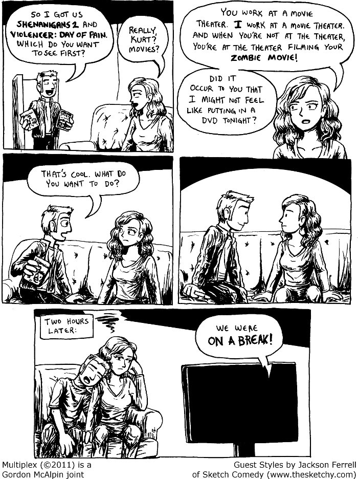 Multiplex #653: Guest strip by Jackson Ferrell (Sketch Comedy) Multiplex #653: Guest strip by Jackson Ferrell (Sketch Comedy)