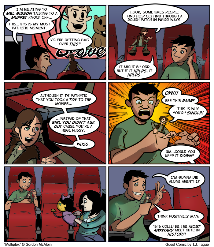 Click to go to
the next strip Multiplex #590: Guest Strip by TJ Tague