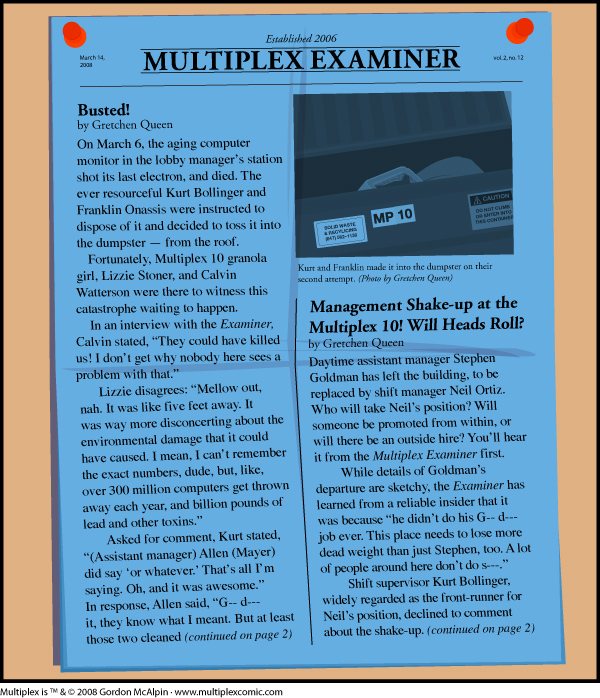 Multiplex #216: March 2008 Multiplex Examiner