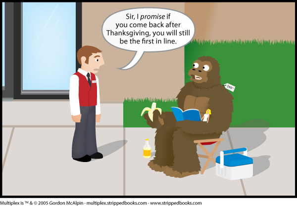 Multiplex #4: Show Me the Monkey