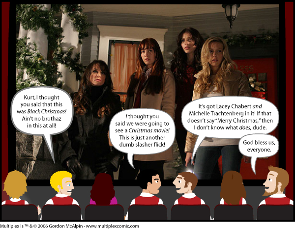 Click to go to
the next strip Multiplex #108: Red Hot Christmas