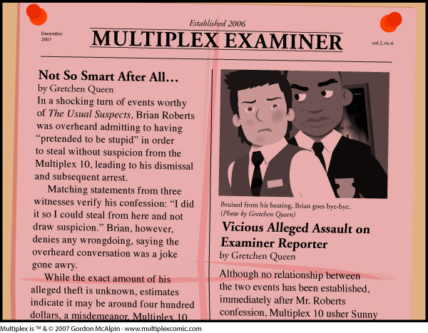 Multiplex #184: December 2007 Multiplex Examiner