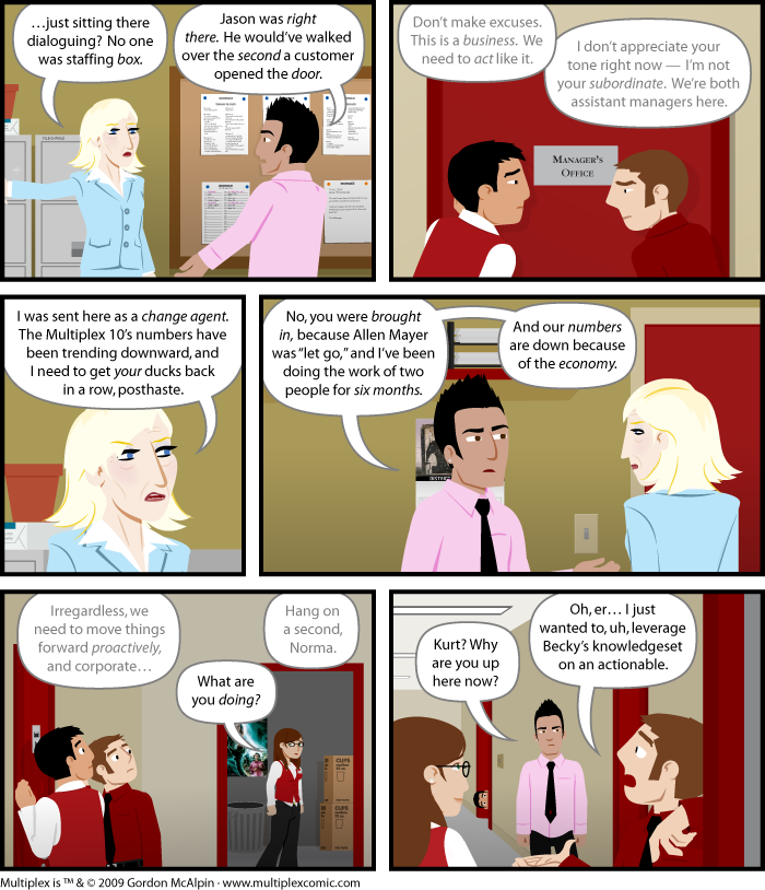Click to go to
the next strip Multiplex #384: Jargon Hunting