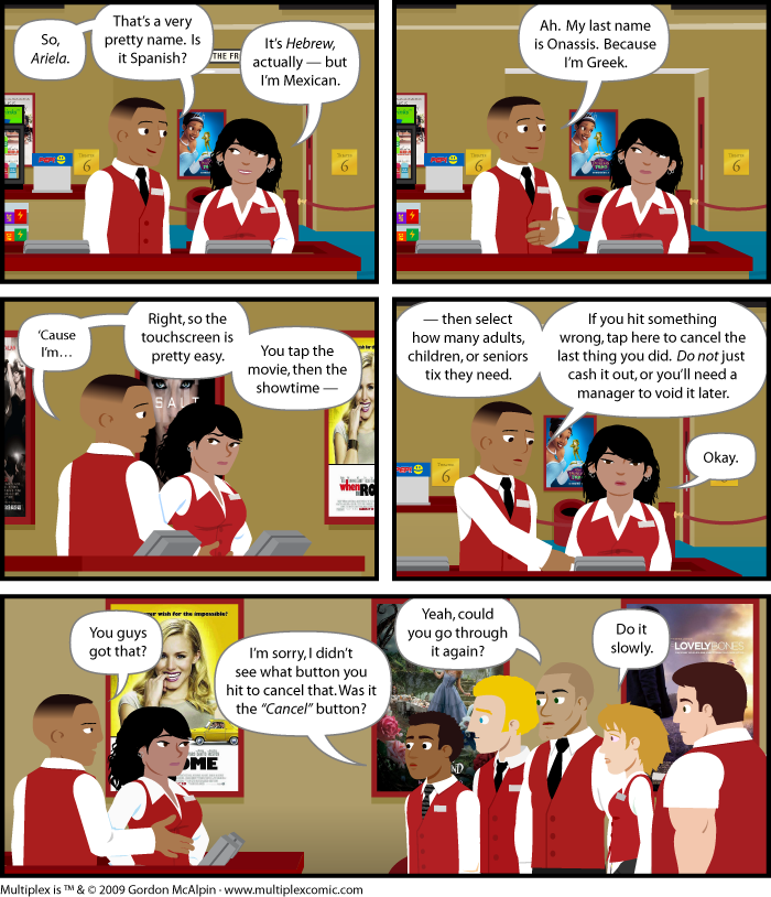 Click to go to
the next strip Multiplex #423: Refresher Course