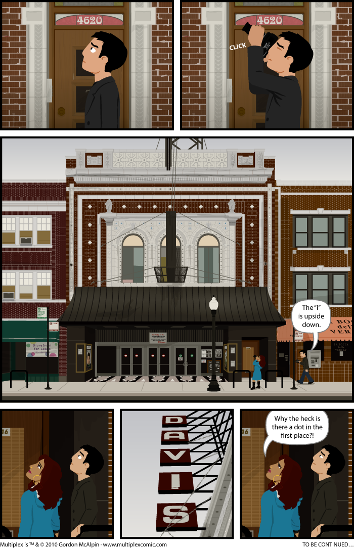 Multiplex #454: The Best Laid Plans, Part One