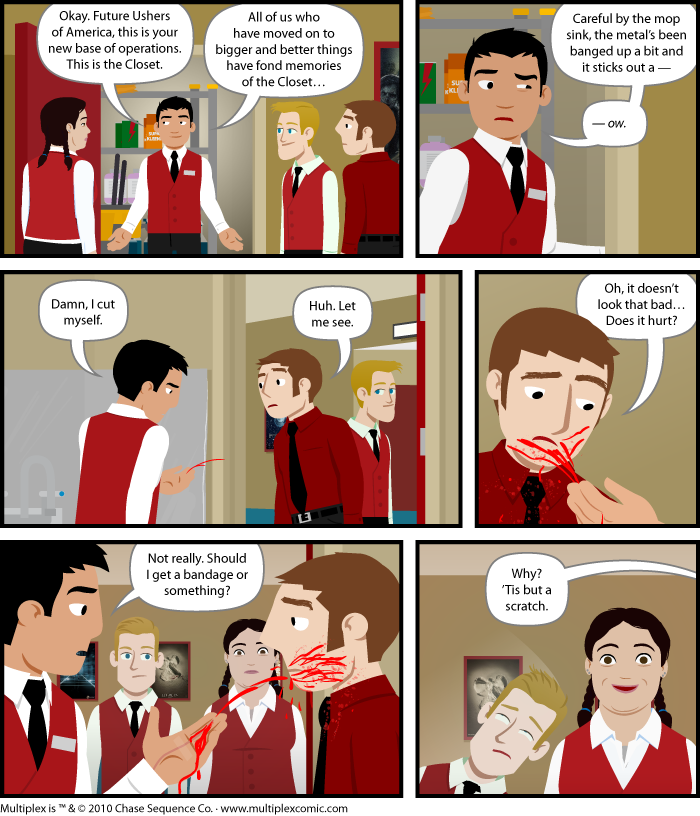 Click to go to
the next strip Multiplex #514: A Flesh Wound