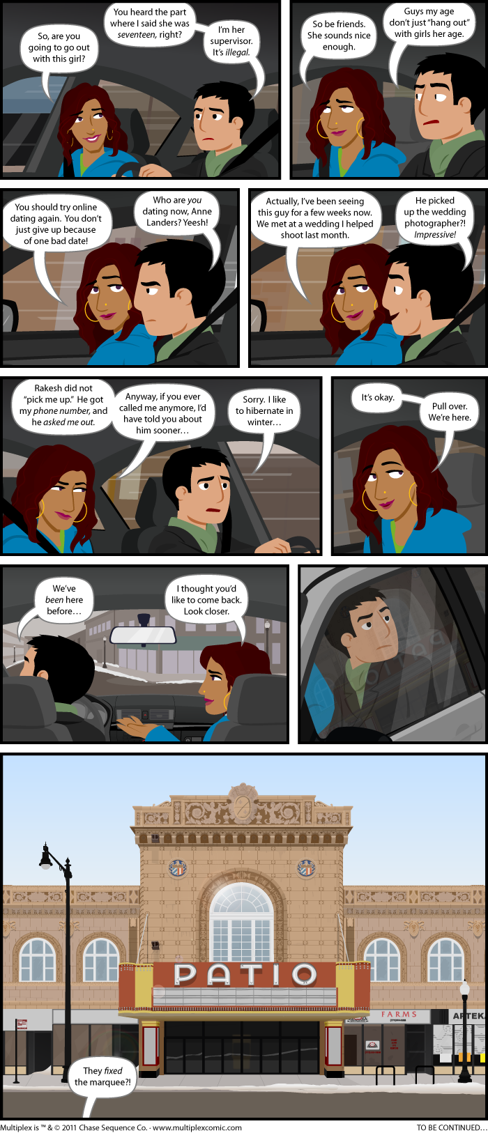 Multiplex #561: A Night in the Patio, Part One Multiplex #561: A Night in the Patio, Part One
