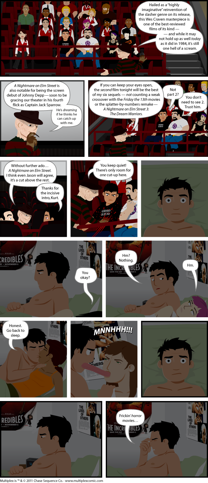 Click to go to
the next strip Multiplex #590: Freddy vs. Jason