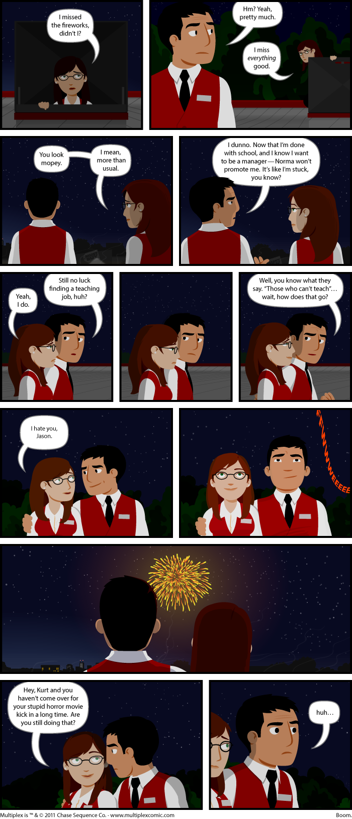 Click to go to
the next strip Multiplex #605: Holding Pattern