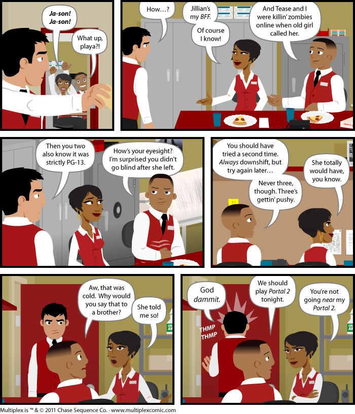 Click to go to
the next strip Multiplex #615: The Cake is a Lie