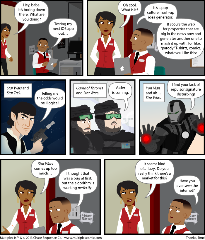 Multiplex #778: Totally Random